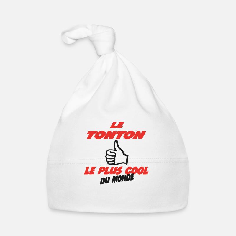 LE TONTON LE PLUS COOL DU MONDE Bonnet bio Bébé