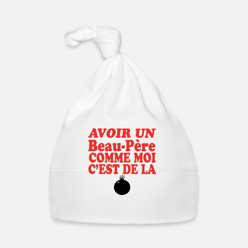 Beau Père DE LA BOMBE Bonnet bio Bébé