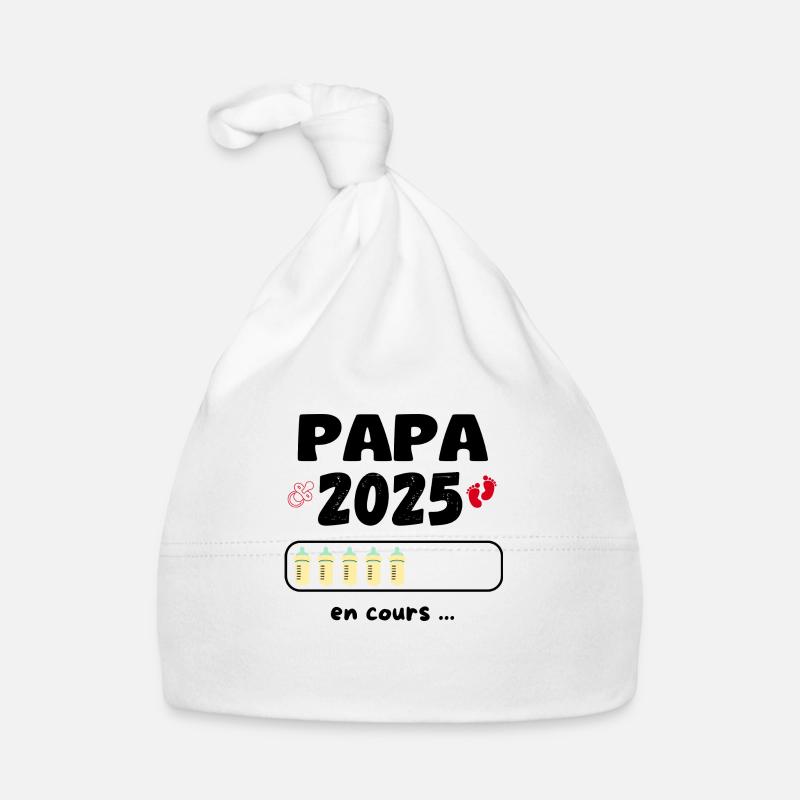 Ankündigung Schwangerschaft Papa wird anwesend sein Baby Bio-Mütze