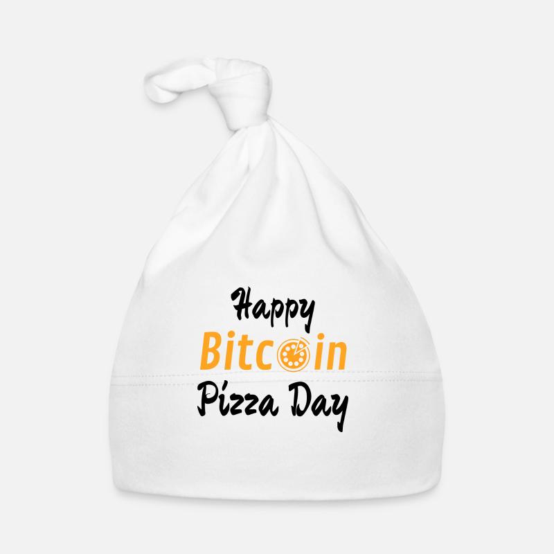 Bonne journée de la pizza Bitcoin Bonnet bio Bébé