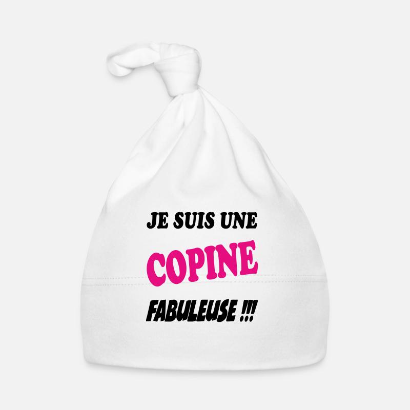 Je suis une copine fabuleuse Bonnet bio Bébé