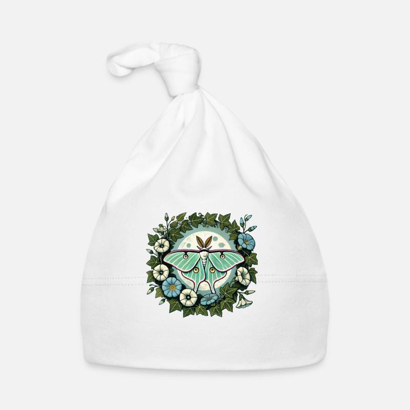 Luna Moth Organic Baby Cap