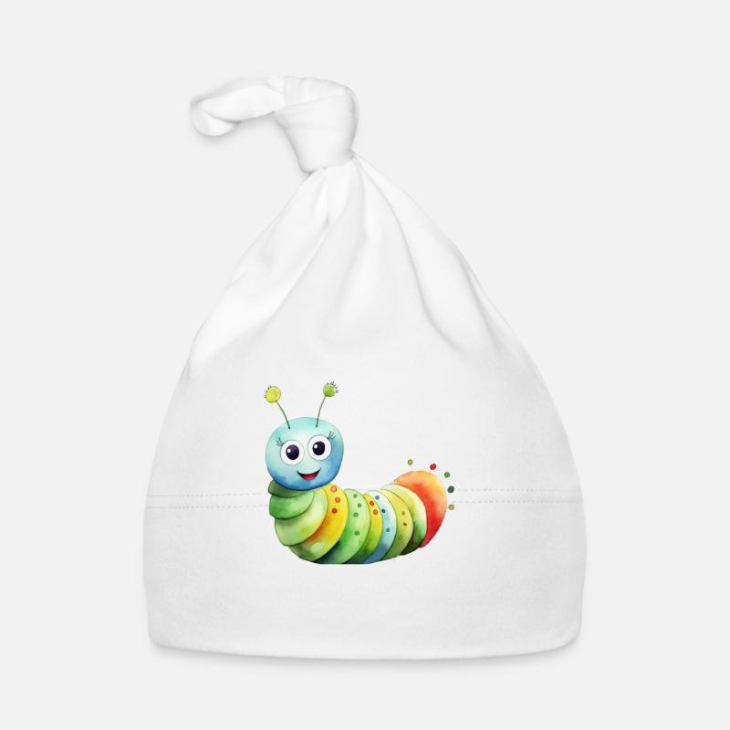Chenille classe classe animale chenille Bonnet bio Bébé