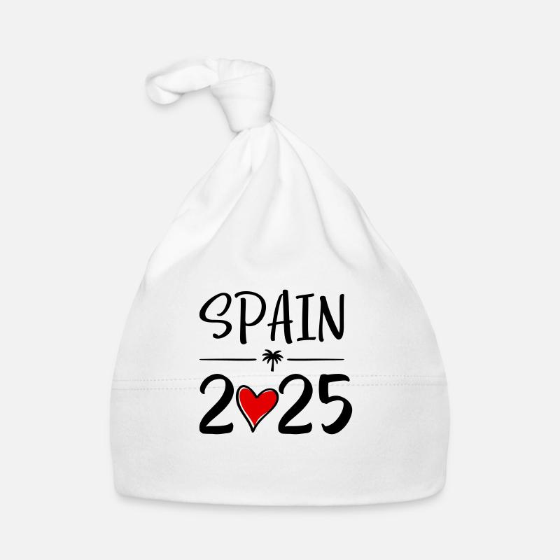 Espagne coeur 2025 Bonnet bio Bébé