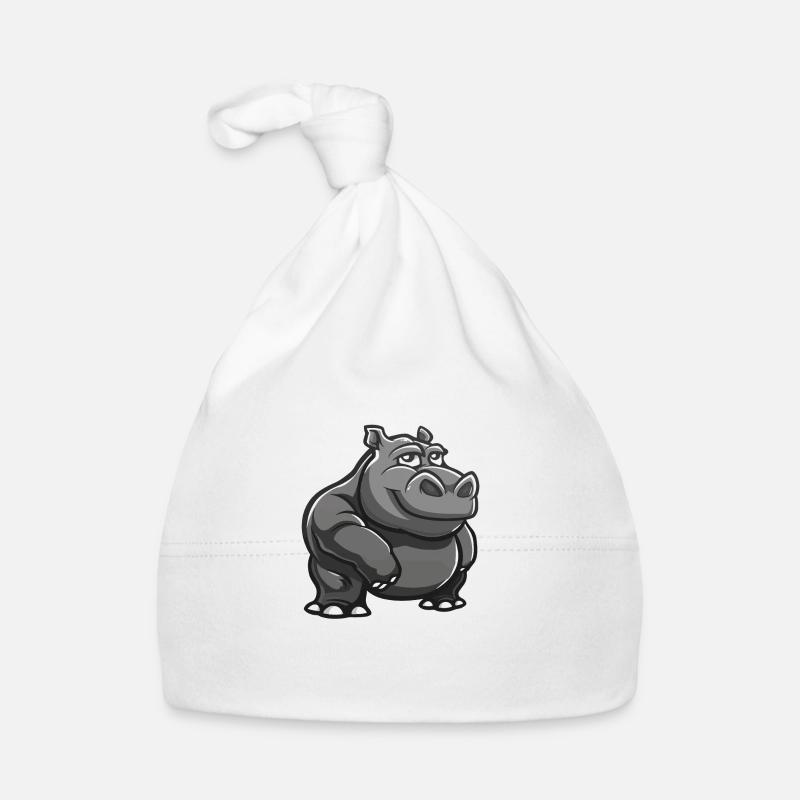 nilpferd Baby Bio-Mütze