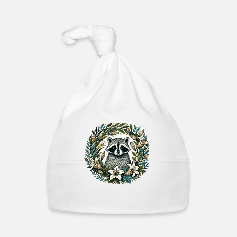 Raton laveur Bonnet bio Bébé