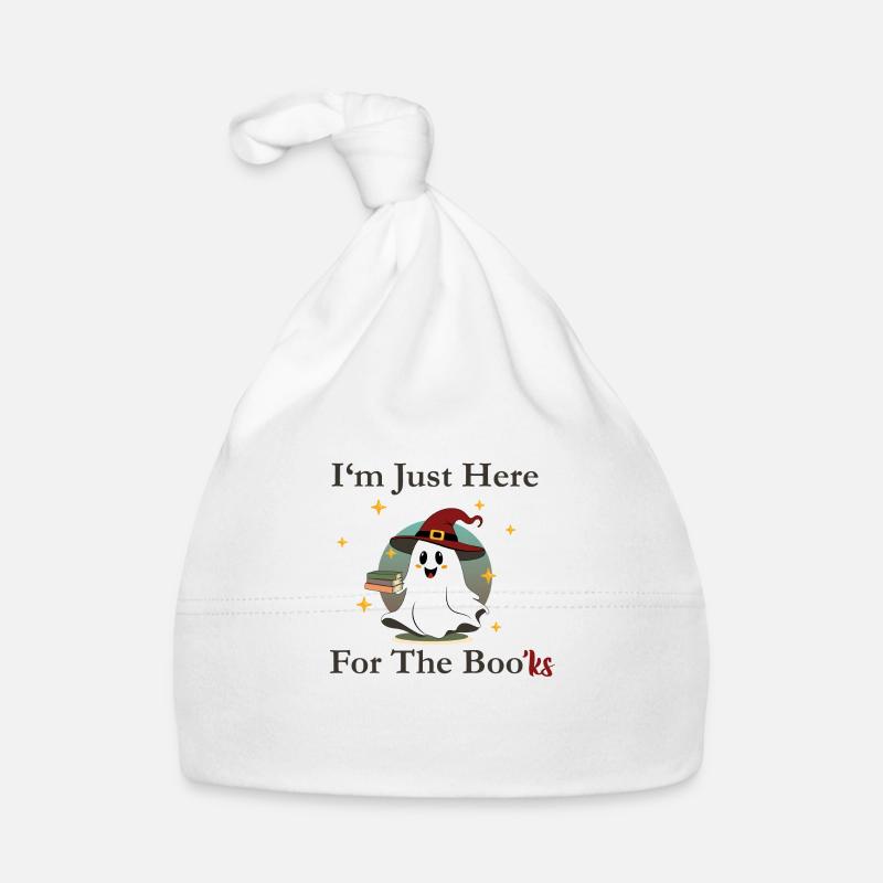 Halloweengeist mit Bücher Baby Bio-Mütze