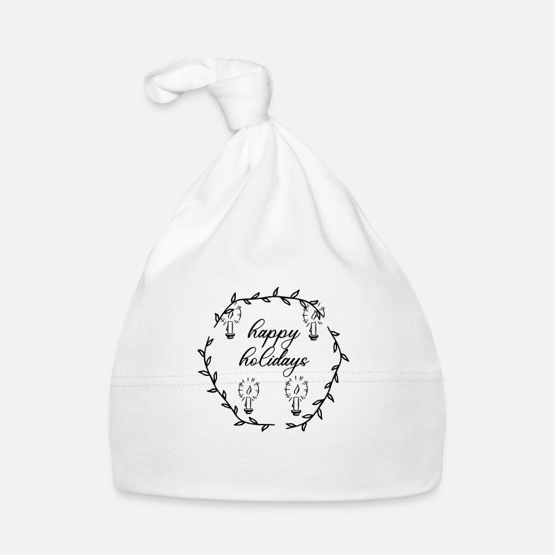 advent advetskranz happy holidays Baby Bio-Mütze