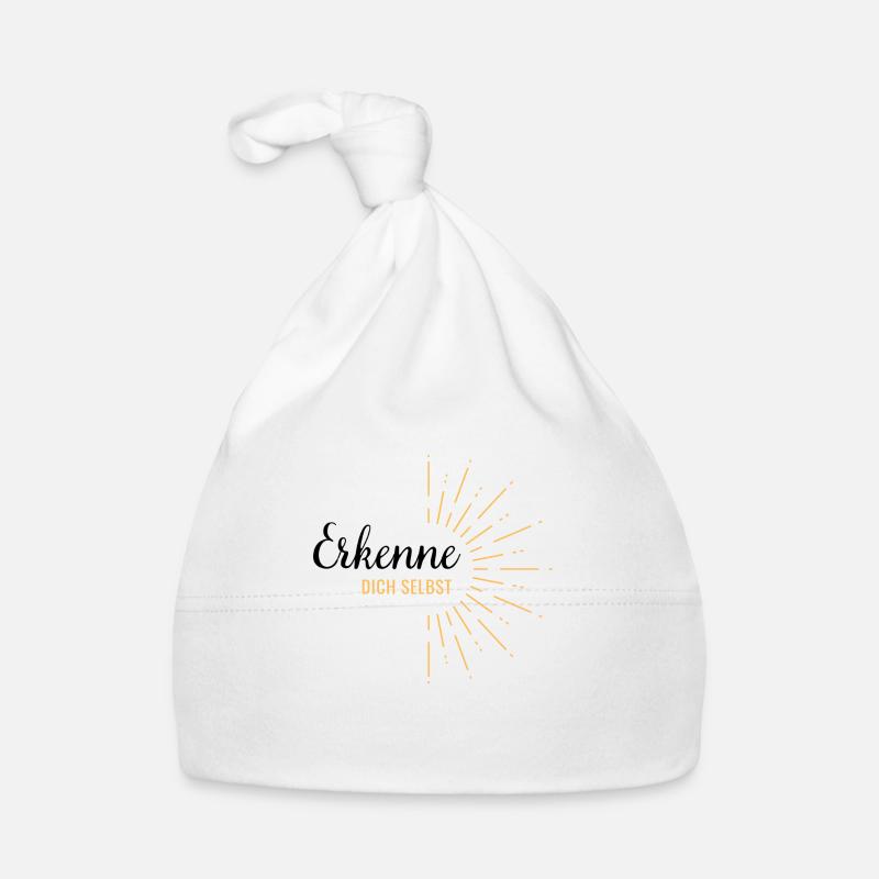 Erkenne dich selbst Baby Bio-Mütze