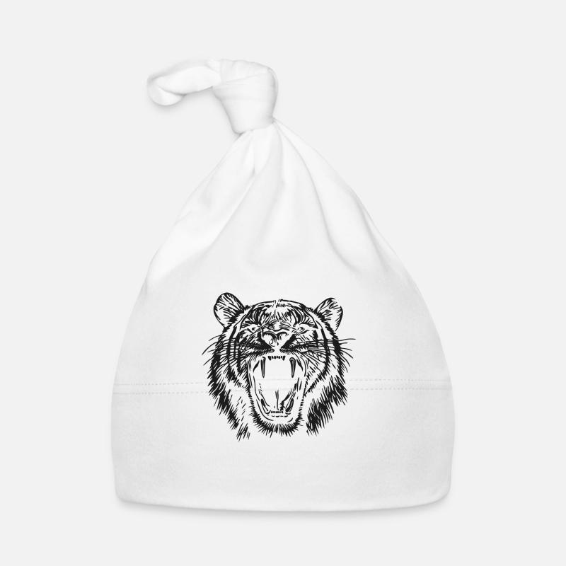 Roar - brüllender Tiger Baby Bio-Mütze