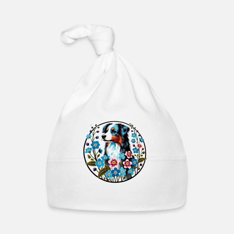 Border Collie Bonnet bio Bébé