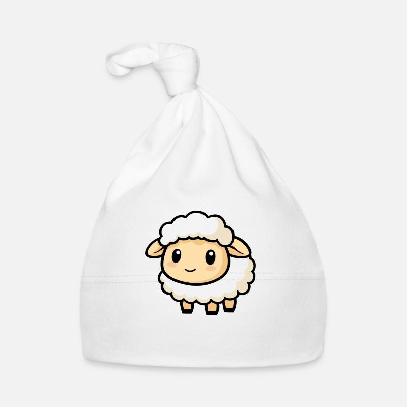 süßes Schaf Baby Bio-Mütze