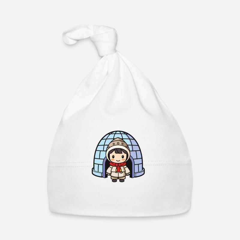 Igloo Eskimo Girl Organic Baby Cap