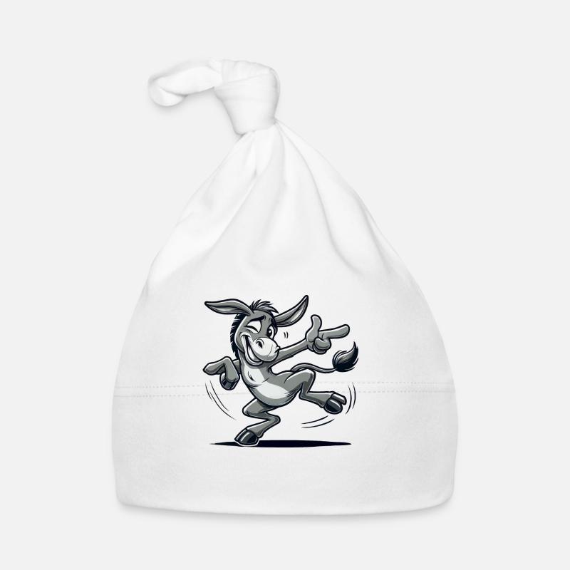 Donkey Comic Organic Baby Cap