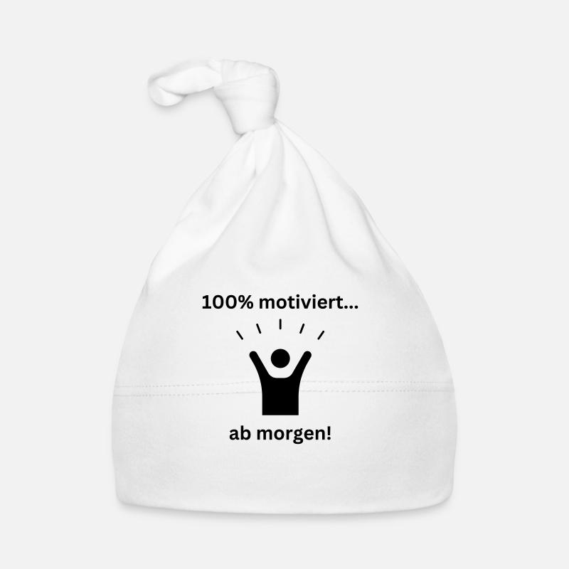 100 motiviert Baby Bio-Mütze