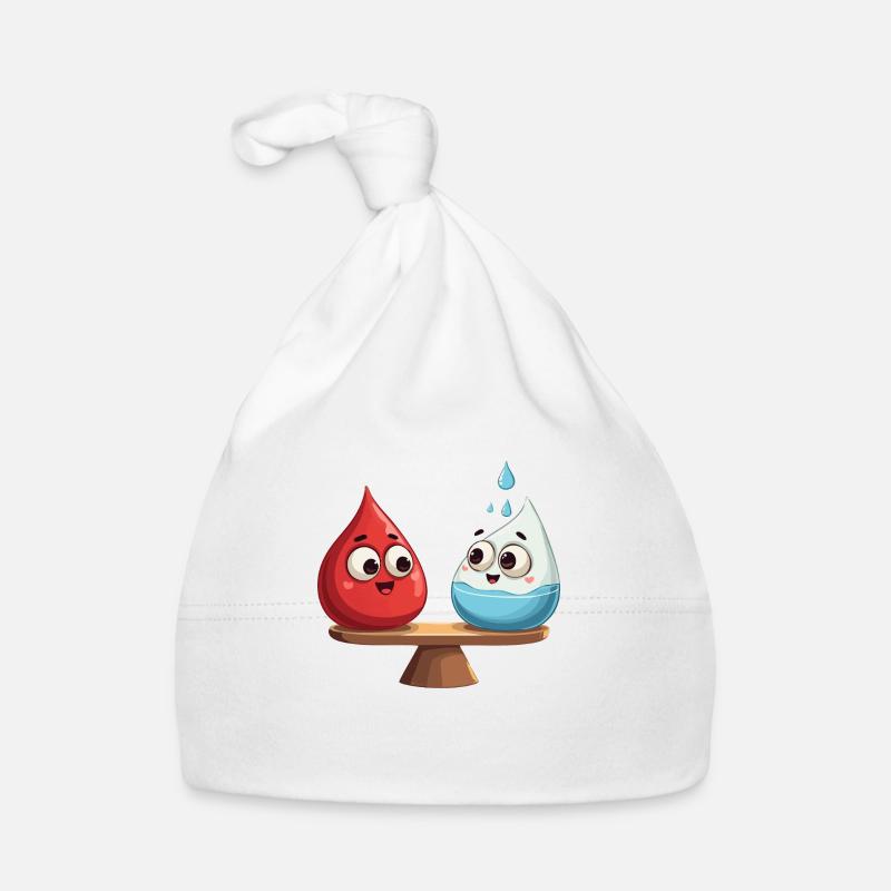 Le sang est plus épais que l’eau - Bonnet bio Bébé - blanc