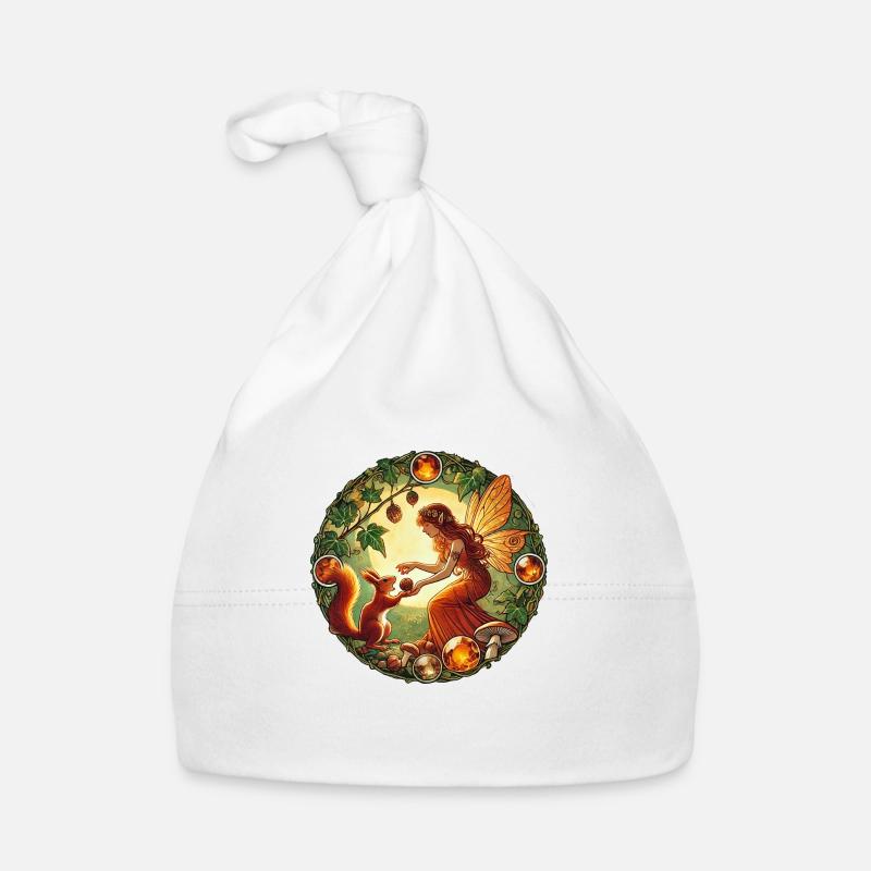 Fée Écureuil Bonnet bio Bébé