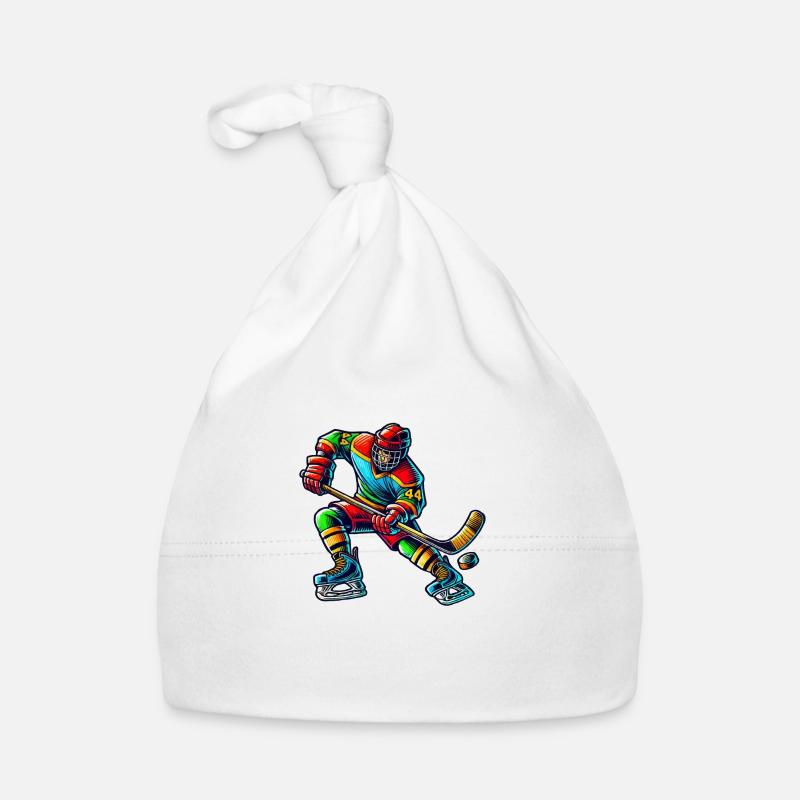 joueurs de hockey Bonnet bio Bébé