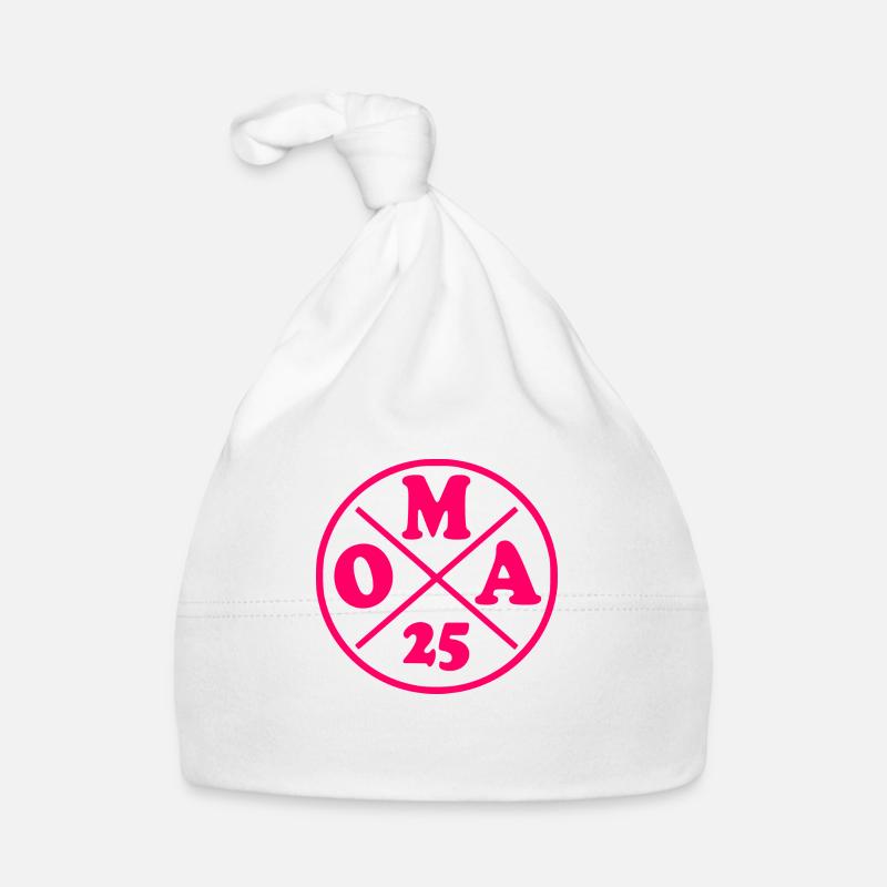 Oma 2025 Baby Bio-Mütze