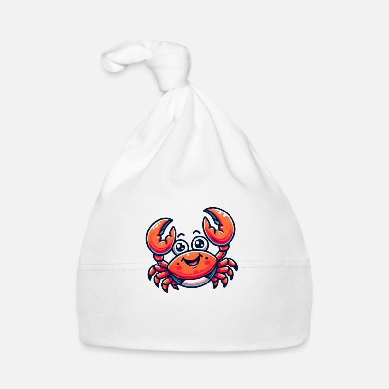 crab comic Organic Baby Cap