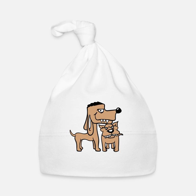 2 Böse Hunde Gefährlich Team Zwei Freunde Bro Crew Baby Bio-Mütze