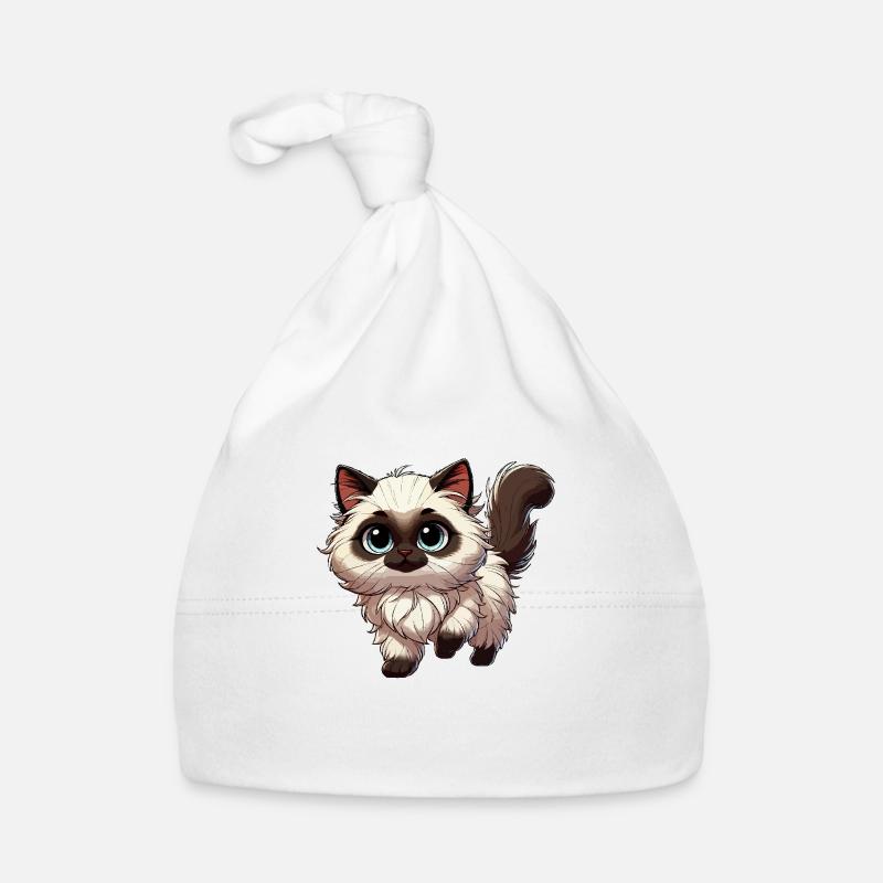 Ragdoll chat bébé Bonnet bio Bébé