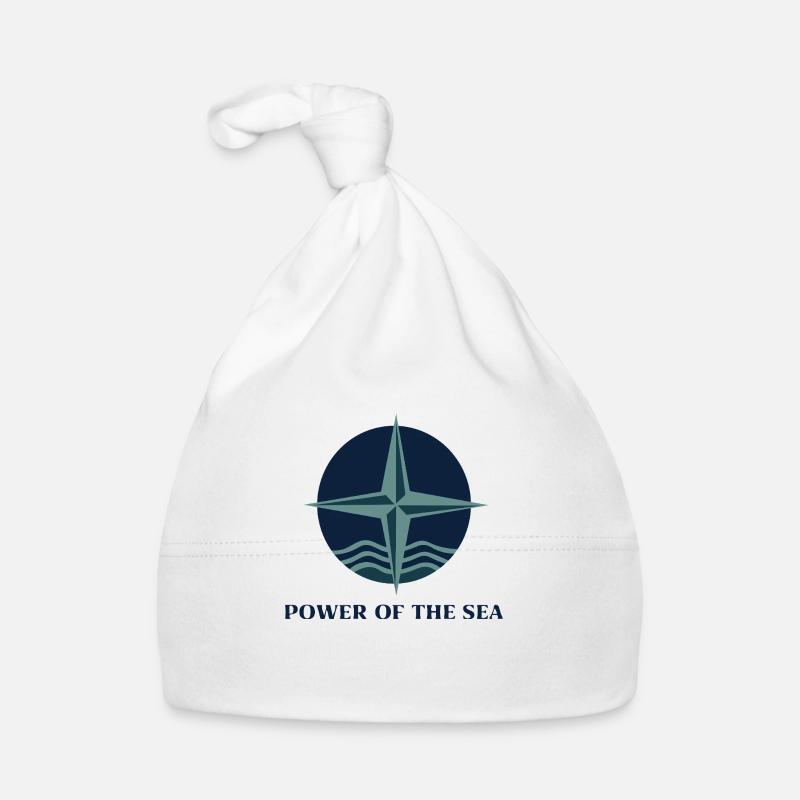 TSHIRT COOL, LE POUVOIR DE LA MER Bonnet bio Bébé