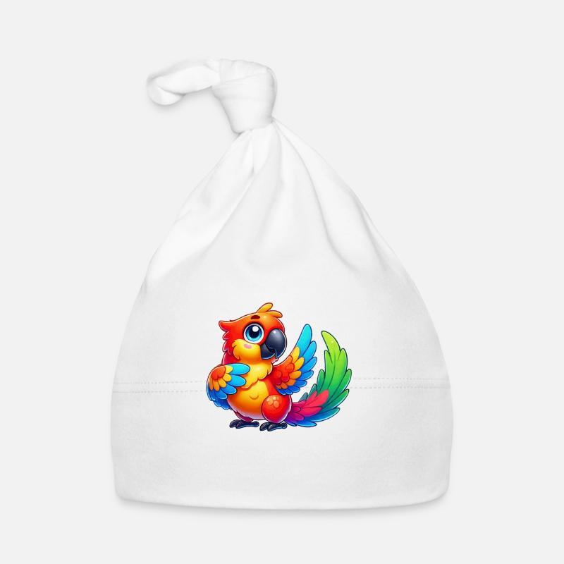 Parrot Cartoon Organic Baby Cap