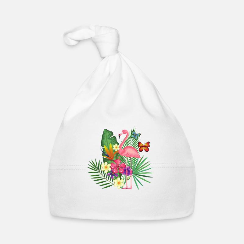 Flamingo Baby Bio-Mütze