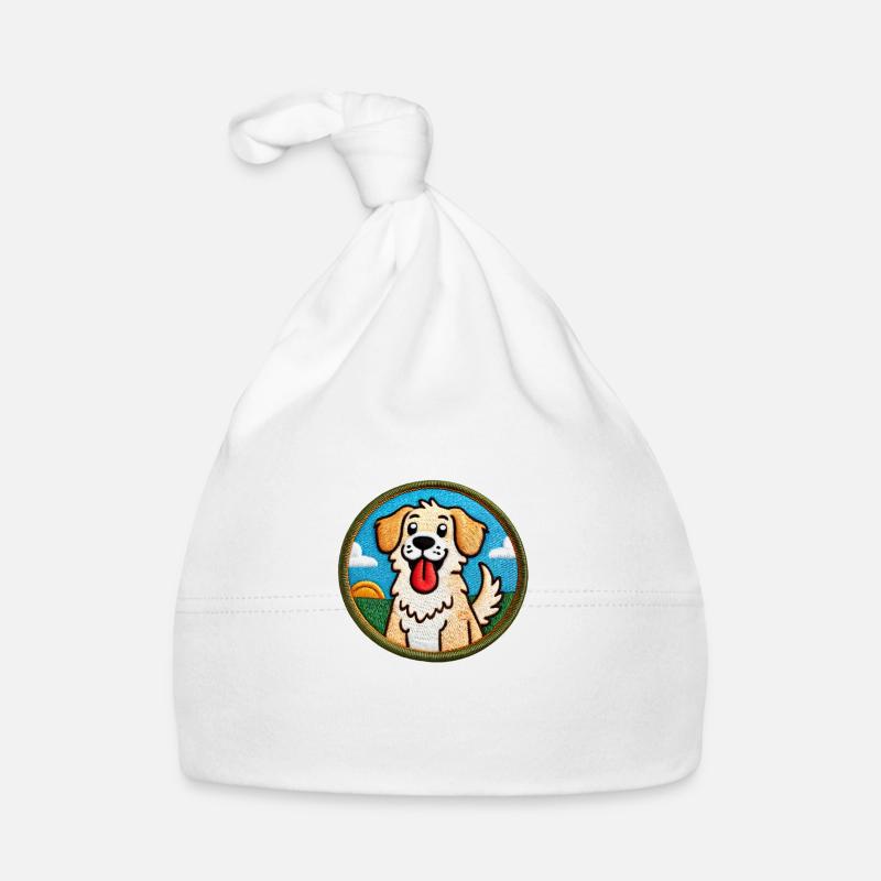 Cute Dog Organic Baby Cap
