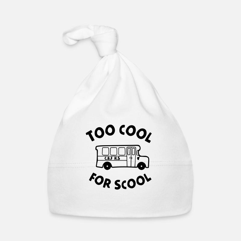 trop cool pour l'école Bonnet bio Bébé