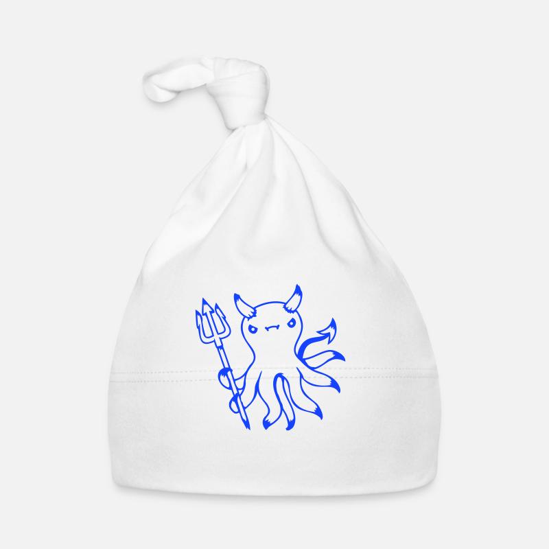 Octopus Devil Hell Satan Evil Purgatory Naughty Organic Baby Cap