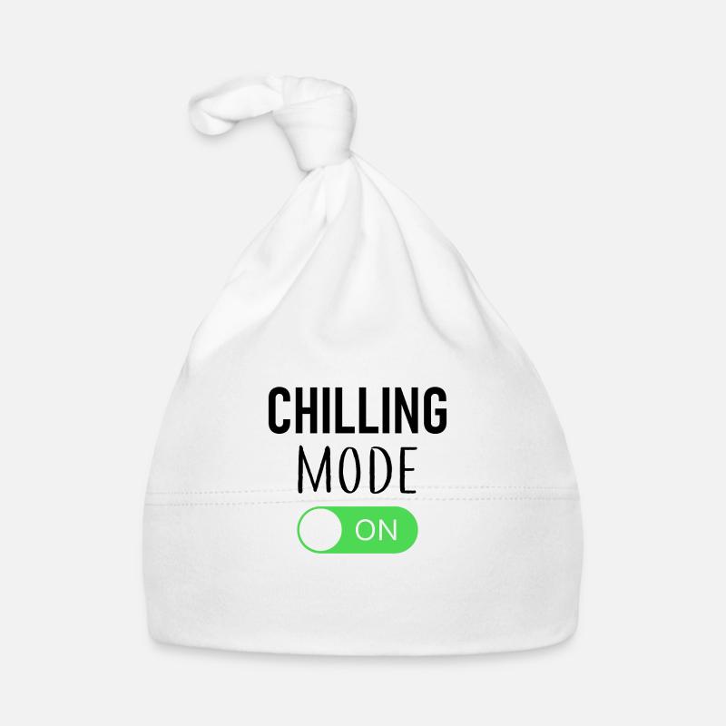 Chilling Mode On Organic Baby Cap
