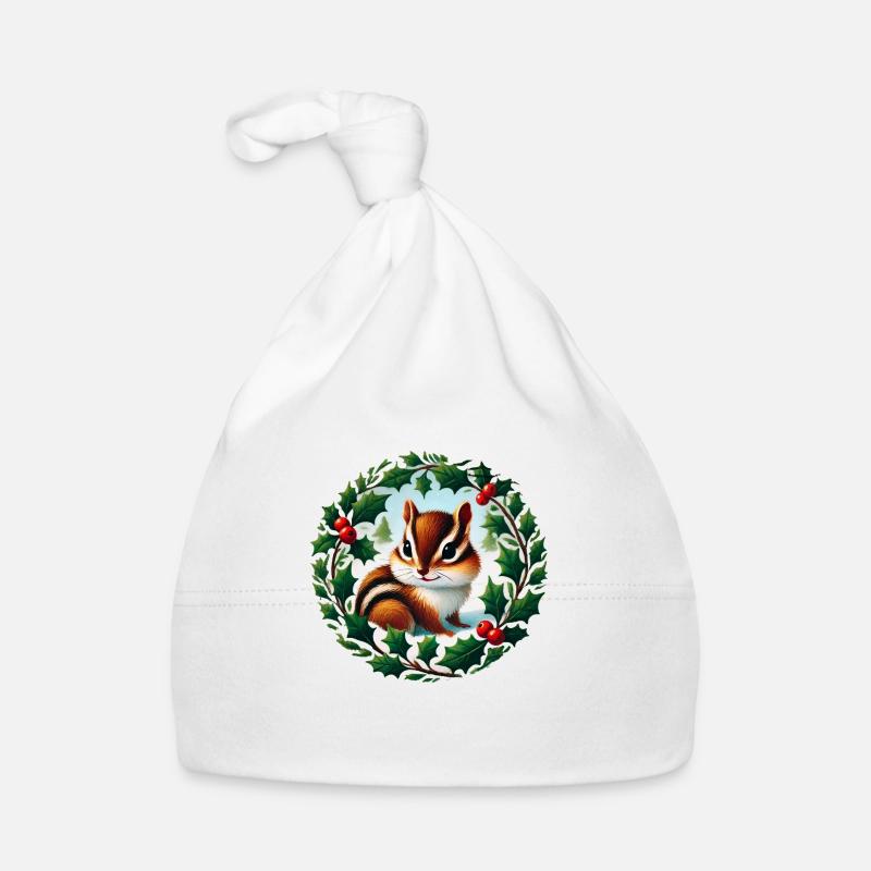 Tamia de Noël mignon Bonnet bio Bébé
