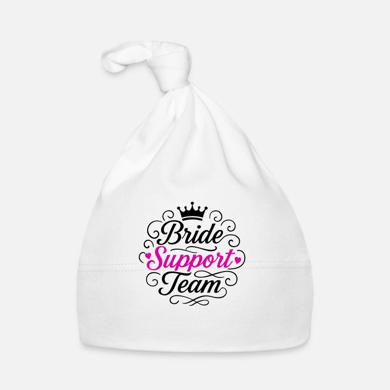 Bride Support Team Organic Baby Cap