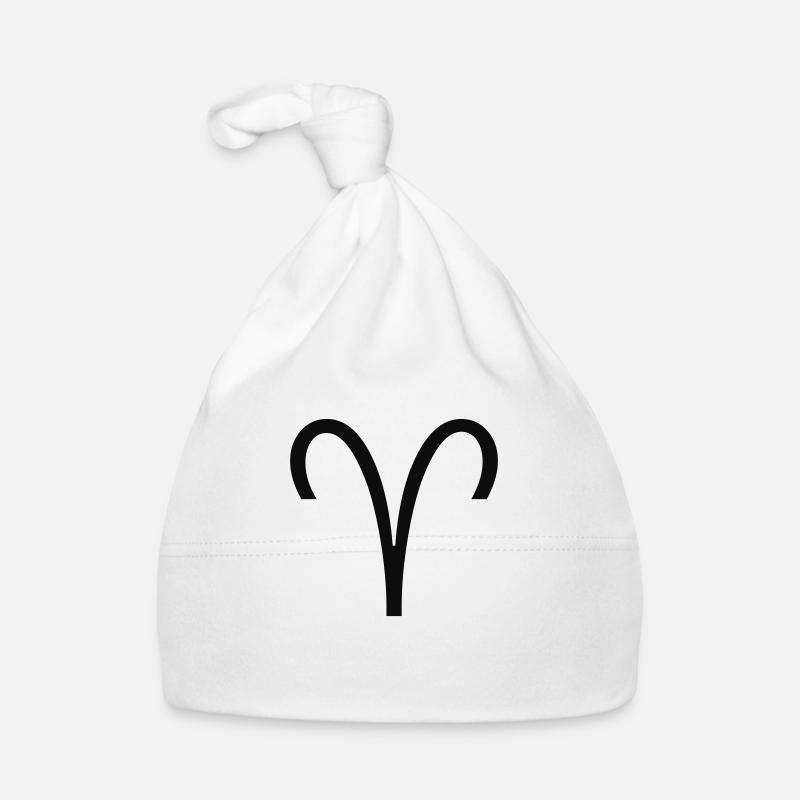 Bélier / Bélier - Bonnet bio Bébé - blanc