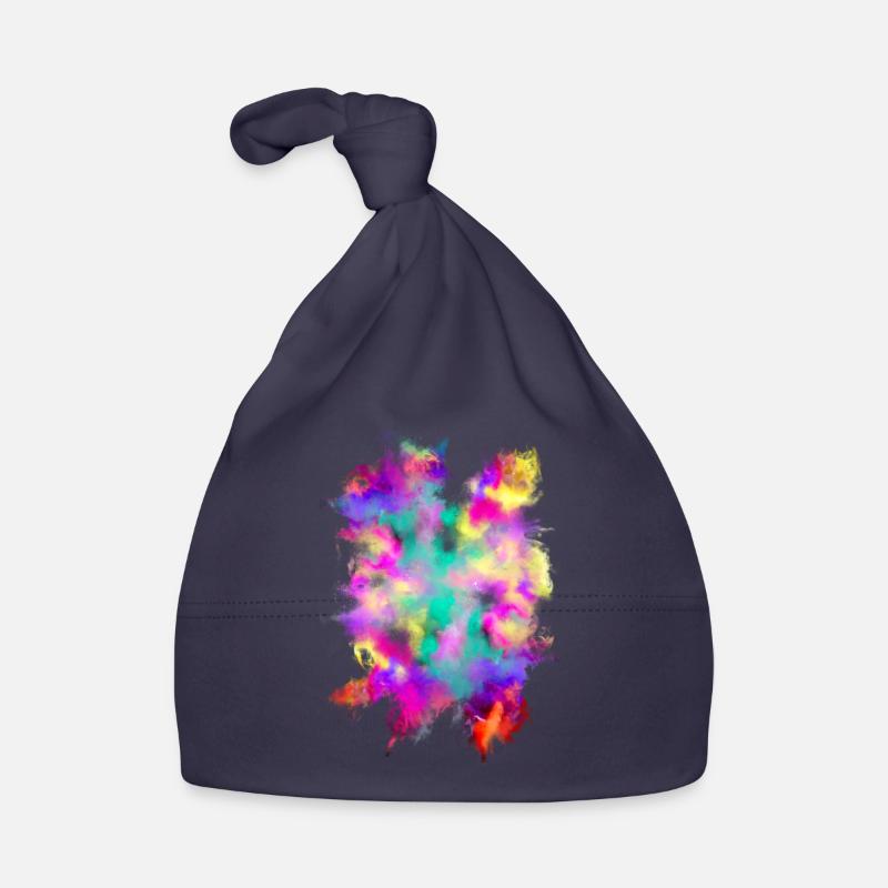 Farbexplosion Baby Bio-Mütze