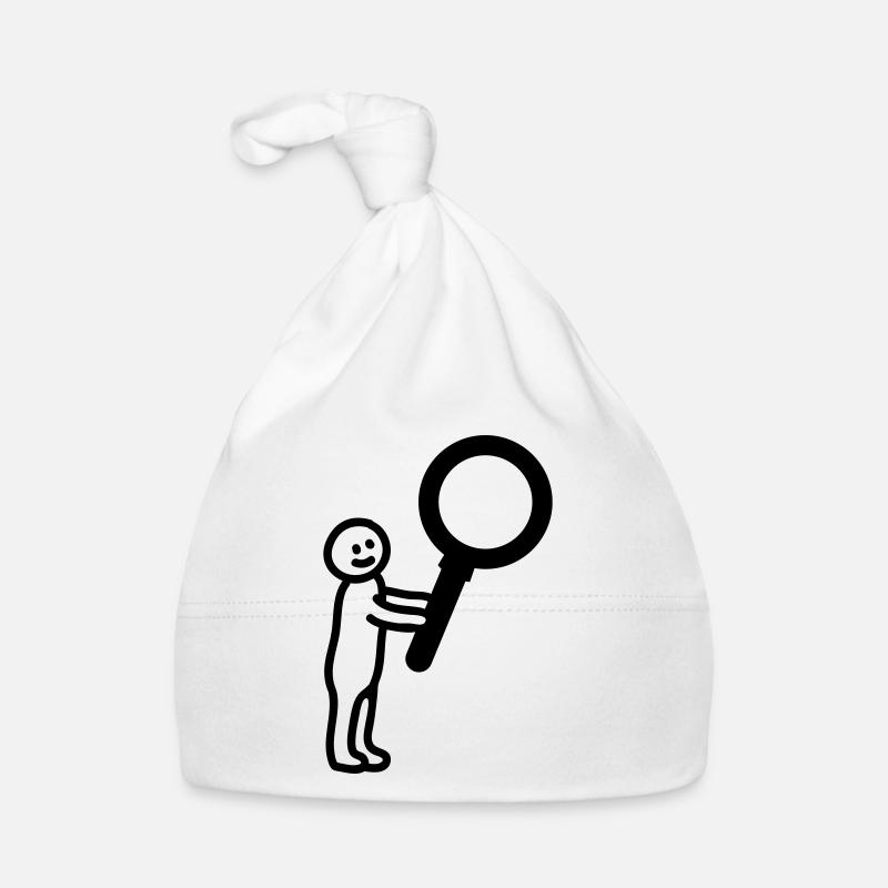 Männchen Lupe - Line Baby Bio-Mütze