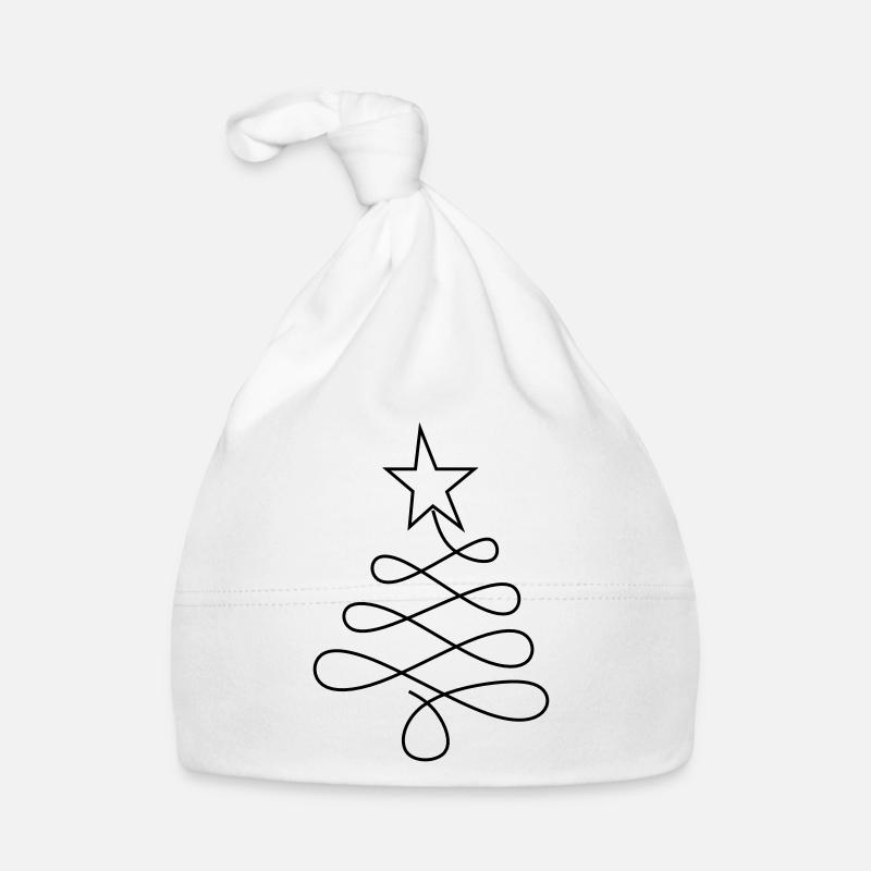 Weihnachtsbaum Baby Bio-Mütze