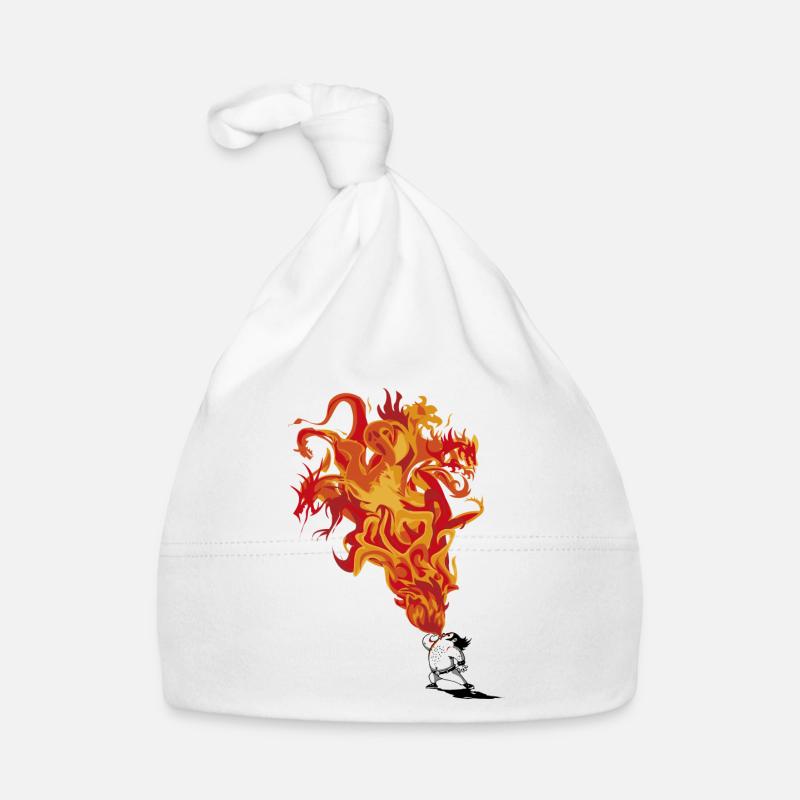 Feuerschlucker Baby Bio-Mütze