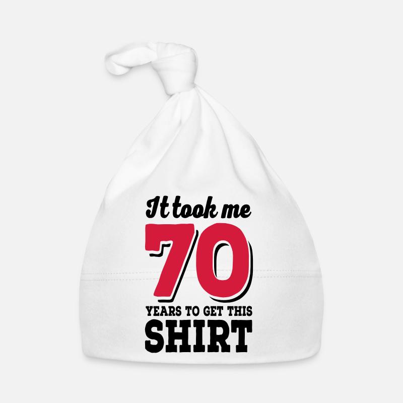 70 Geburtstag Baby Bio-Mütze