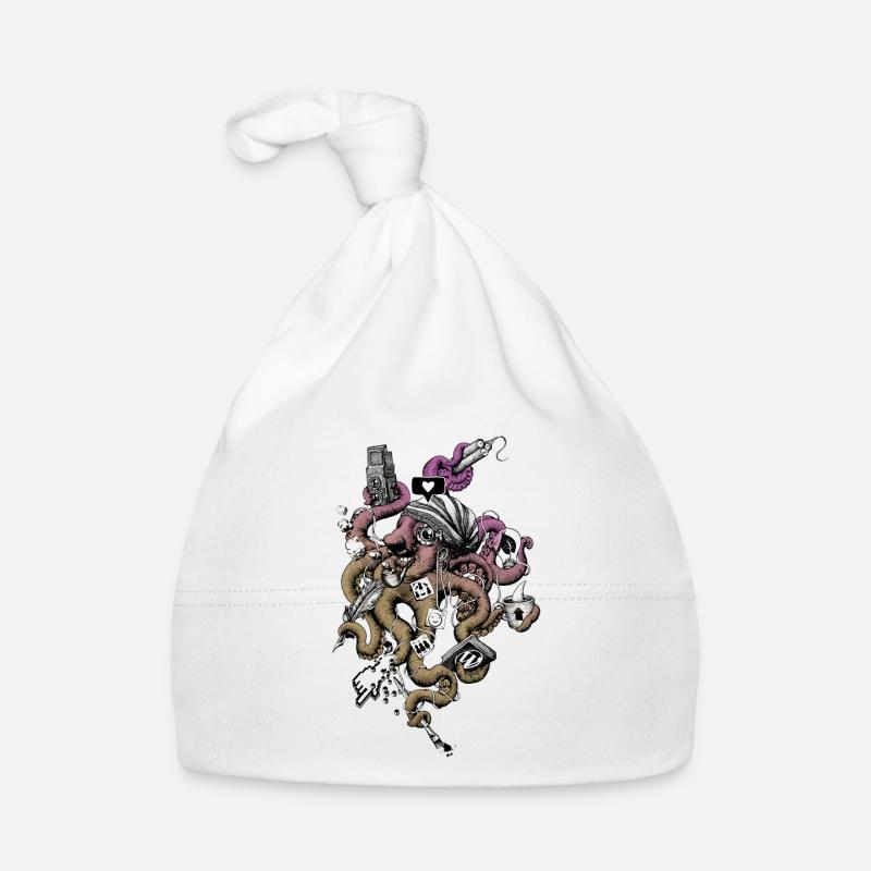 Octopus Organic Baby Cap