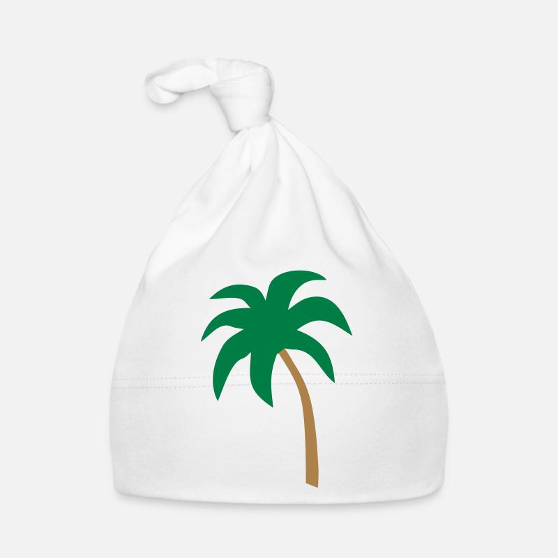 Palm tree Organic Baby Cap