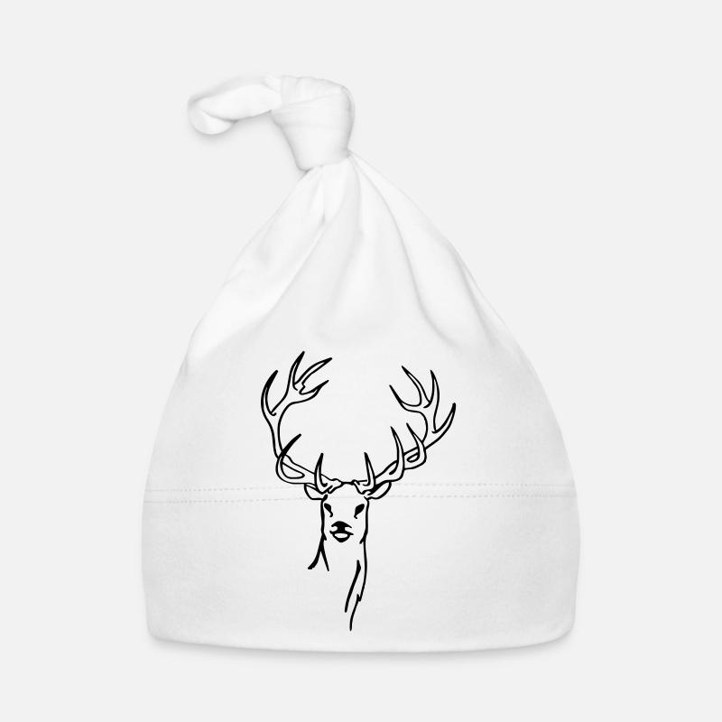 Hirsche Baby Bio-Mütze