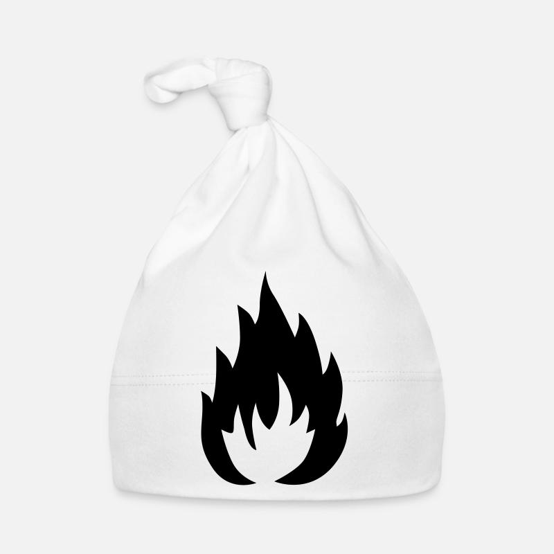 Flamme Baby Bio-Mütze