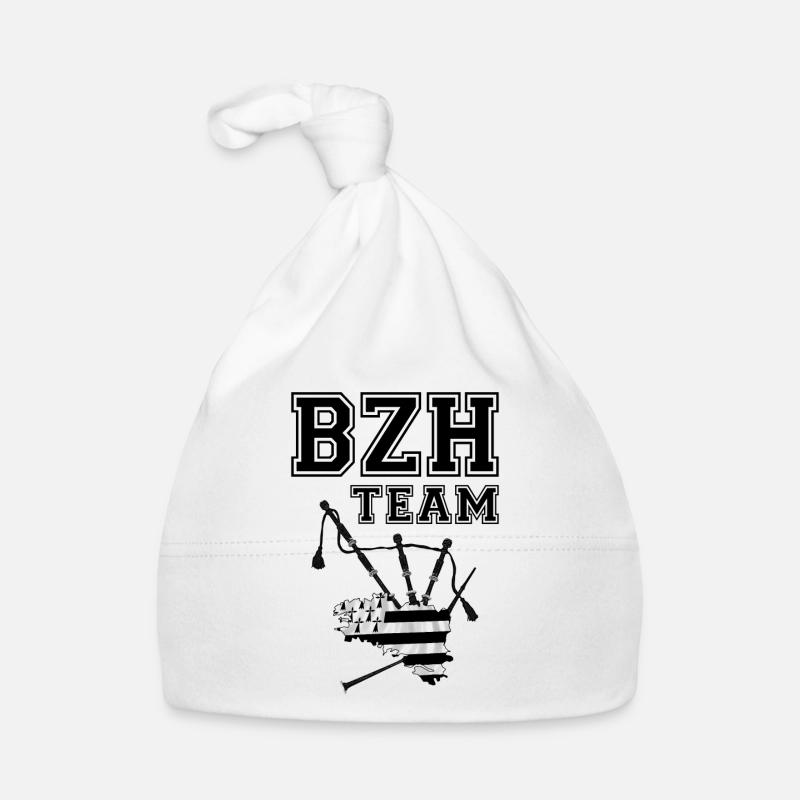 breizh bretagne 12 - Bonnet bio Bébé - blanc