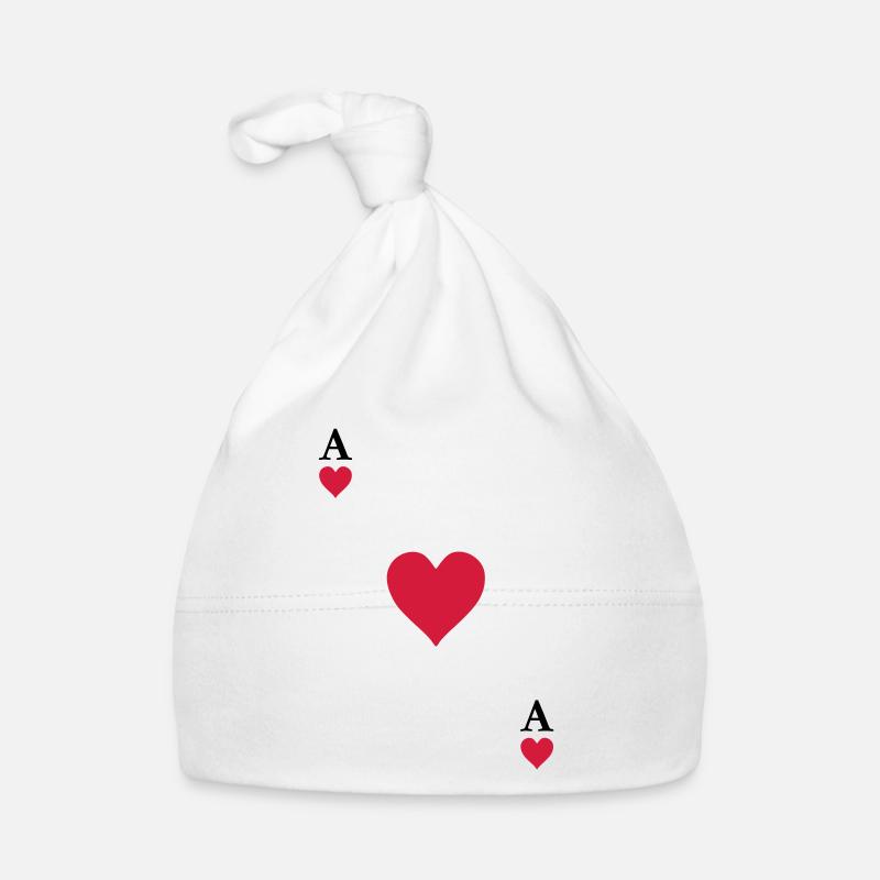 Herz Ass Baby Bio-Mütze
