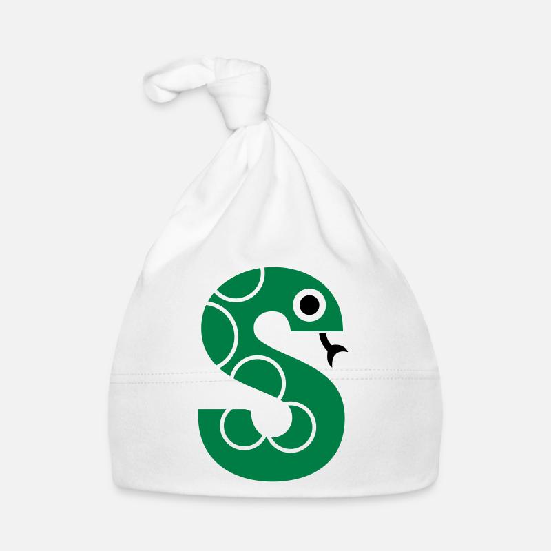 Letter s Baby Bio-Mütze