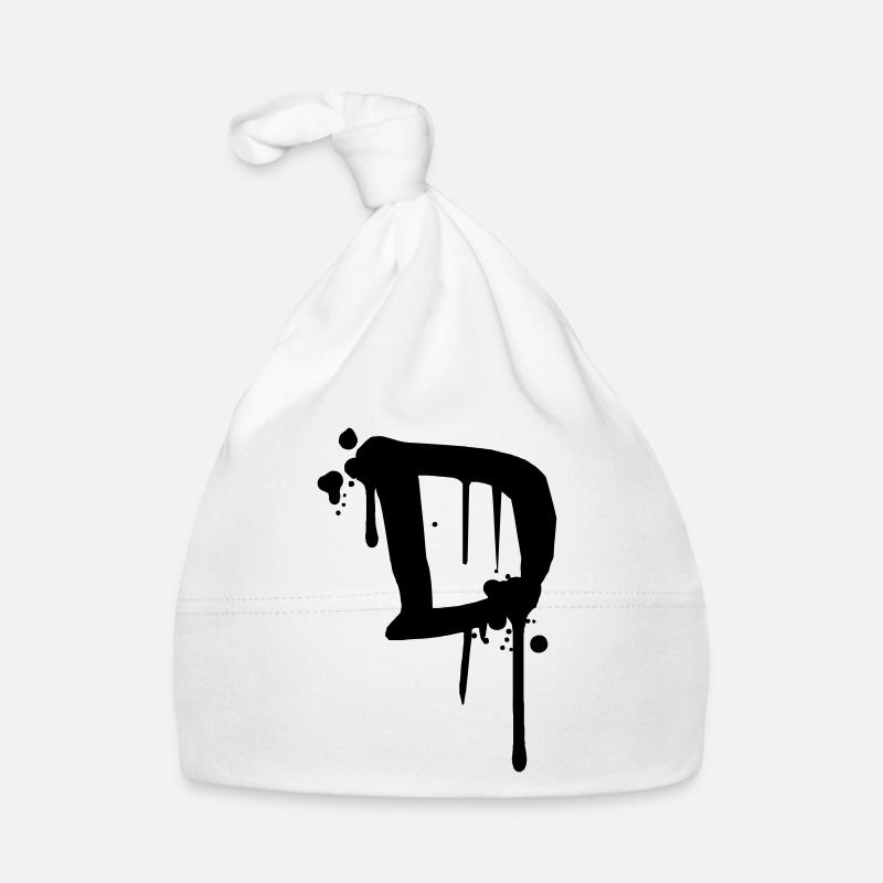 D Graffiti drops Farbklex blood spray Organic Baby Cap
