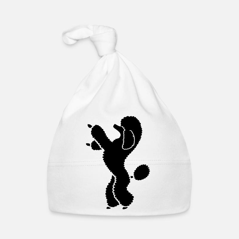 Pudel poodle Baby Bio-Mütze